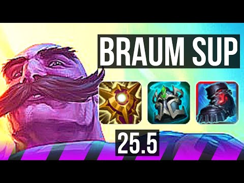 BRAUM & Jinx vs TAHM KENCH & Caitlyn (SUP) | KR Diamond | 25.5
