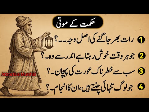 Hikmat Ki Batain | Luqman Hakeem Quotes | Wisdom Quotes in Urdu | Danai ki Batain | Aqwal e Zareen