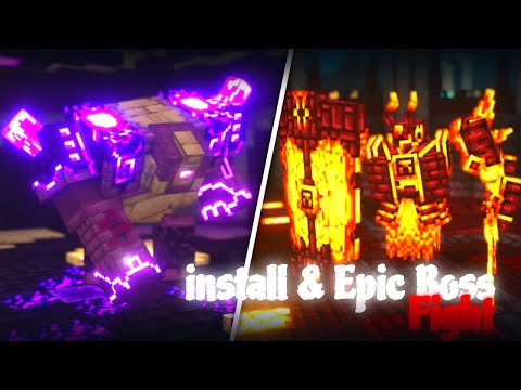 Cataclysm mod Install + Epic Boss Batltles Minecraft 
