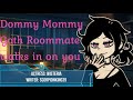 F4A Dommy Mommy ASMR Goth Roommate Walks In On You Sleeping On The Couch Apartment