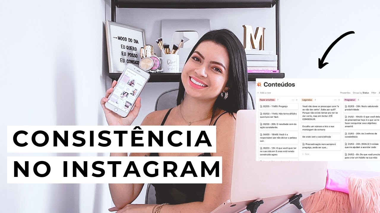 COMO TER CONSISTÊNCIA NO INSTAGRAM E ORGANIZAR SEUS CONTEÚDOS