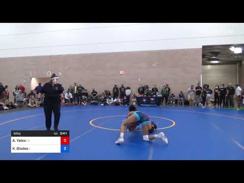 62 Kg Rr Rnd 1 - Aliyah Yates, Ca Vs Korina Blades, Il