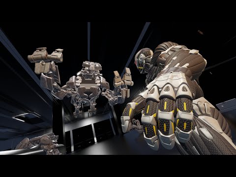 Crysis Nanosuit vs Quadbot