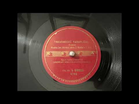 TMAVOMODRÉ PARAPLÍČKO, Jožka Srbová, 78rpm