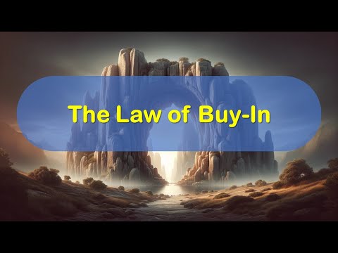 14 - The Law of Buy-In