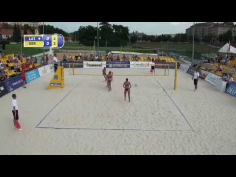 Kravcenoka/Graudina vs. Schillerwein/Tillmann, beach volleyaball