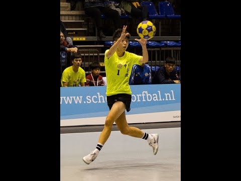 Ya Wen Lin tijdens de Korfbal Challenge