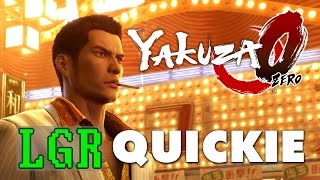 LGR - Yakuza Zero Review