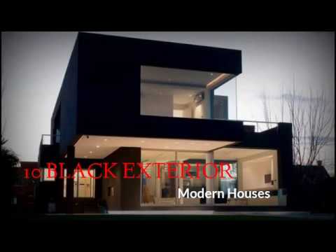 10 BLACK EXTERIOR Modern Houses