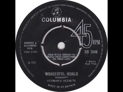 UK New Entry 1965 (102) Herman's Hermits - Wonderful World