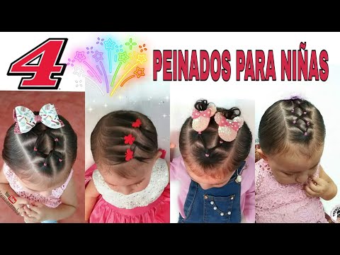Part of a video titled PEINADOS PARA BEBÉS EN POCO CABELLO |TRENZAS NMBA