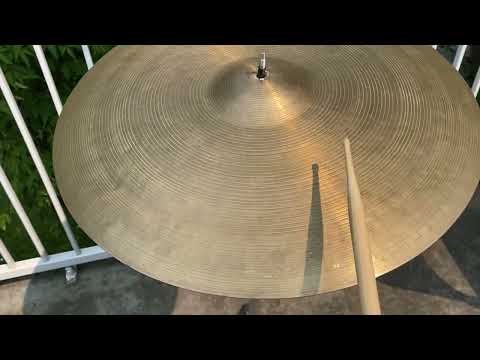 Vintage Zildjian Istanbul K 22" Intermediate Stamp Ride Cymbal (Video) image 5