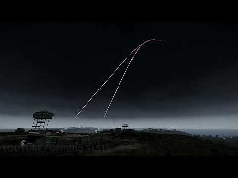 MIG-29 in Action vs C-RAM- Phalanx CIWS 2 - Air Defense shot down - Military Simulation - Arma 3