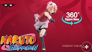 Naruto Shippuden Haruno Sakura Banpresto Vibration Stars Figure 360° View