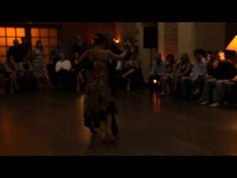  Fernando Jorge  and  Alexandra Baldaque  are  dancing  at  Compostela Tango Festival  in  2017