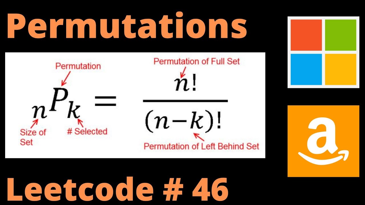 PERMUTATIONS | LEETCODE 46 | PYTHON BACKTRACKING SOLUTION