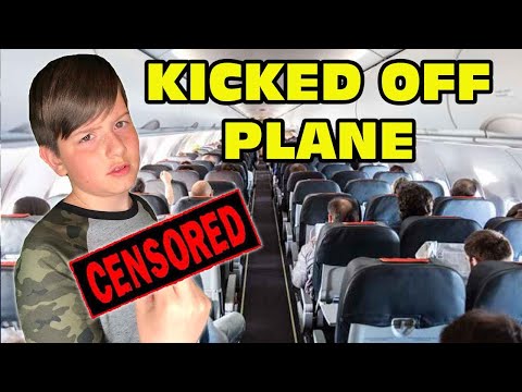 Kid Kicked Off Plane After Flipping Off Flight Attendant - Mom Yells! [Original]