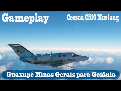 MICROSOFT FLIGHT SIMULATOR 2020 Gameplay Cessna C510 de Guaxupé Minas Gerais para Goiânia