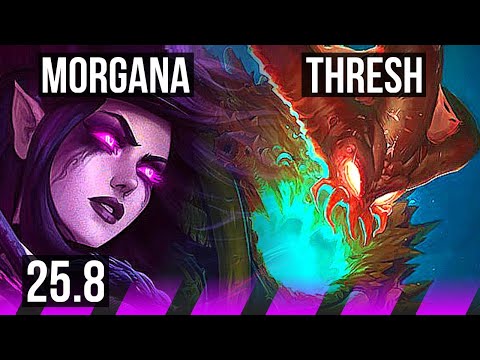 MORGANA & Aphelios vs THRESH & Miss Fortune (SUP) | KR Master | 25.8