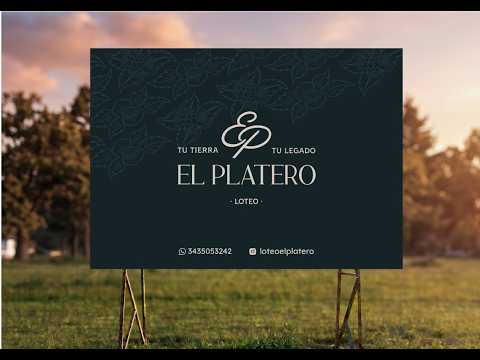 Loteo El Platero, Viale, Entre Rios