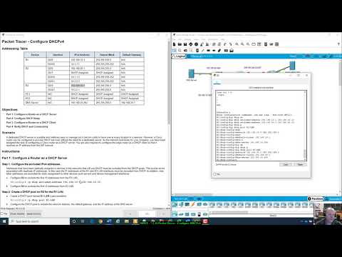 SRWE - 7.2.10 Packet Tracer - Configure DHCPv4