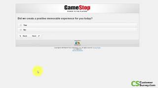 GameStop Customer Experience Survey | 2020