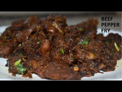 Beef Pepper Fry | Beef Pepper Fry Kerala Style | Beef Pepper Fry Recipe