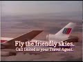 1983 United Airlines Circus Commercial