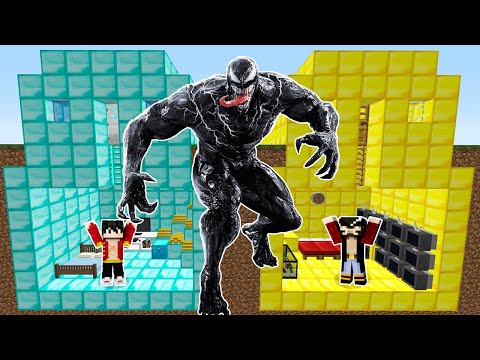 VENOM VS %100 EN GÜVENLİ SIĞINAK EV! 😱 - Minecraft