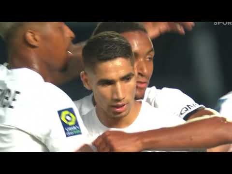 Achraf Hakimi PSG debut GOAL