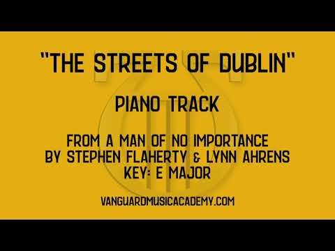 The Streets Of Dublin [from A Man Of No Importance] - E major - piano track
