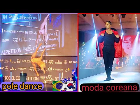 POLE DANCE E DESFILE DE MODA.  EVENTO EM SEUL COREIA DO SUL.
