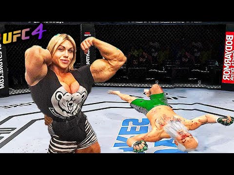 Big Girl vs. Old Bruce Lee - EA Sports UFC 4 Rematch