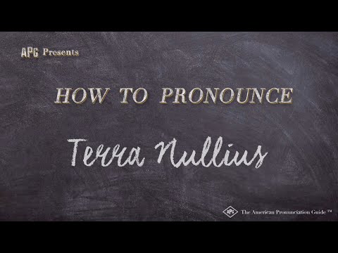 How to Pronounce Terra Nullius (Real Life Examples!)