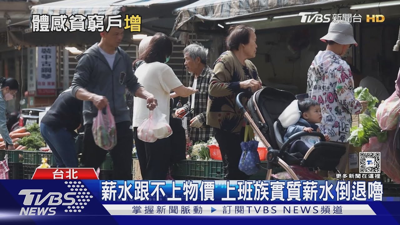 薪水趕不上物價　上班族實質薪水倒退嚕體感貧窮爆增