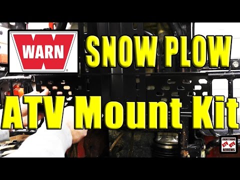 WARN Universal ATV SNOW PLOW MOUNT KIT INSTALL- 91810