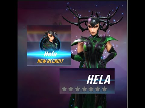 UNLOCK HELA NEW RECRUIT II MSF Battle II Marvel Strike Force