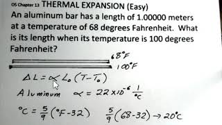 Linear Thermal Expansion Calculation