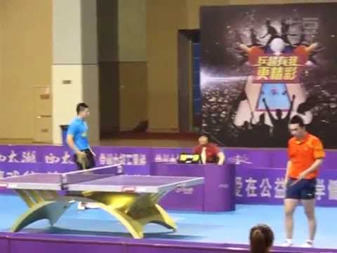 2014 China Super League: Ma Long Vs Cui Qinglei  [private recording/no sound!]