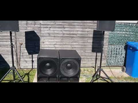 Kurzer B&C SUB18 Outdoor-Test | 18SW100 | PA Anlage