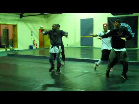 JLS Choreographer Leon Petit Teaching the dancers Treasure