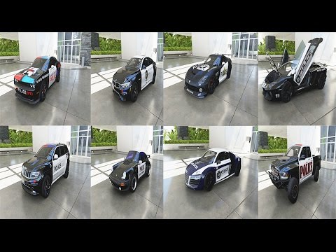 Learning Street Vehicles Names and Sounds for kids Police Cars and Trucks