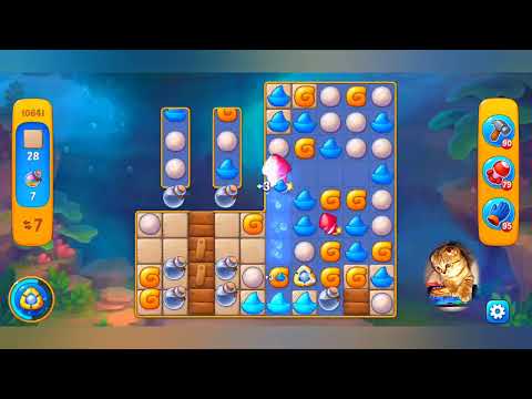 фишдом 2022 # 10641 уровень - прохождение без бустеров # Fishdom,  10641  level - no Boosters.