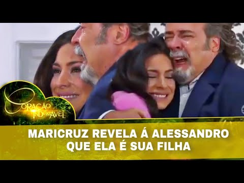 Coração Indomável - Alessandro descobre que Maricruz é sua filha