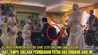 Download lagu LESTI IN TOTAL SHOCK AFTER BEING SHOWERED WITH NEARLY A BAG FULL OF DOLLARS AT HAJI BINUANG'S WED... mp3