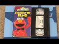 Opening To Sesame Street The Best Of Elmo 1996 VHS