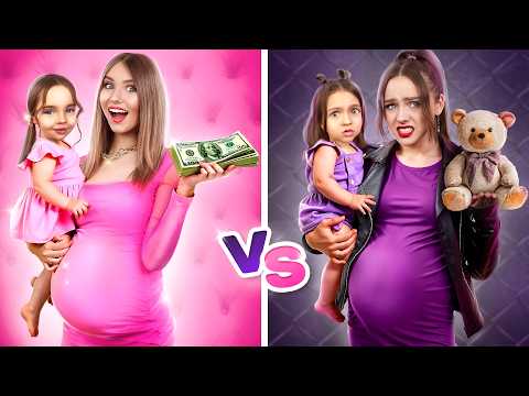 ¡Embarazada Buena VS Embarazada Mala! Chica Buena VS Chica Mala se Convirtieron en Madres