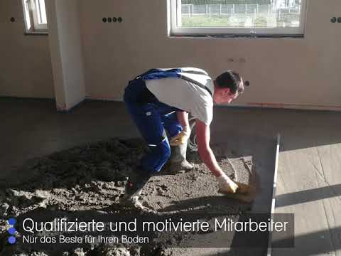 Benny - Der Estrich-Profi bei der Arbeit