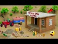 DIY Mini Tractor Builds Real Hospital Using Bricks Cement RC Truck Science Project Topminigear