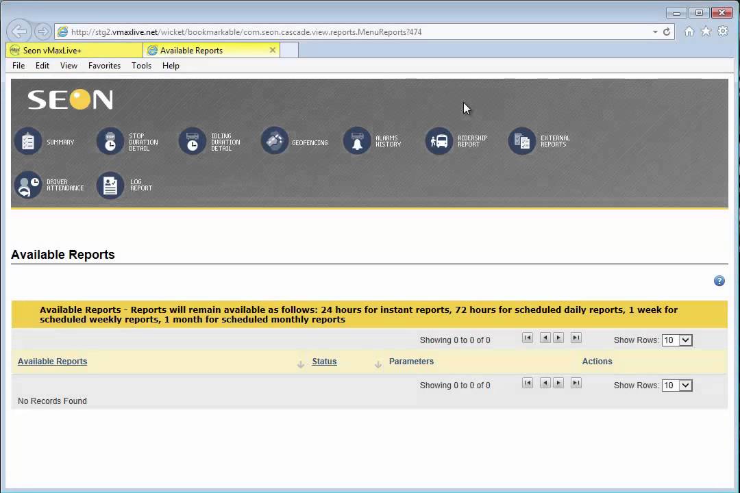 vMax® Live Plus New Features | Seon's Real-time Fleet Tracking and Management System